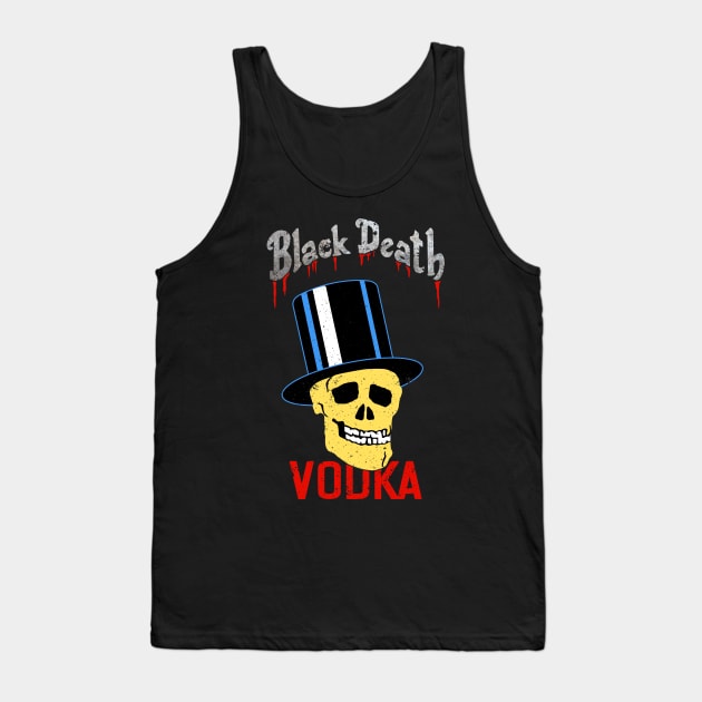 Black Death Vodka (Color) Tank Top by OniSide